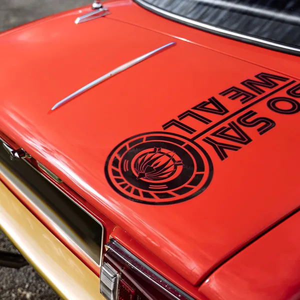 So Say We All v3 Hood Colonial Fleet Insignia Cylon Colonies Kobol Caprica Viper Squadron Raptor Recon Adama Starbuck Number Six Car Vinyl Sticker Decal>