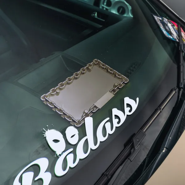 2x Pair Badass v1 Street Racing Drift Outlaw Savage Rebel Stance Slammed Camber Static No Limits Mindset Wade Wilson Comic Car Vinyl Sticker Decal>