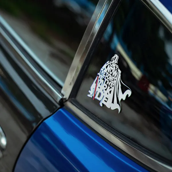 2x Pair Darth Lightsaber Dark Side Force Jedi Sith Galactic Empire Car Laptop Vinyl Sticker Decal>