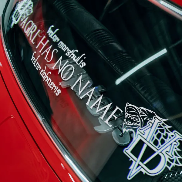 Girl Has No Name v2 Valar Morghulis Dohaeris Valyrian Many-Faced God Jaqen Arya Stark Seven Kingdoms Thrones GoT Car Vinyl Sticker Decal>