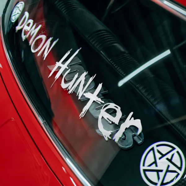 Demon Hunter Devil’s Trap Symbol Sigil Banishing Anti-Possession Pentagram Star Vessel Sam Dean Castiel Winchester Angel Lucifer Apocalypse Car Vinyl Sticker Decal>