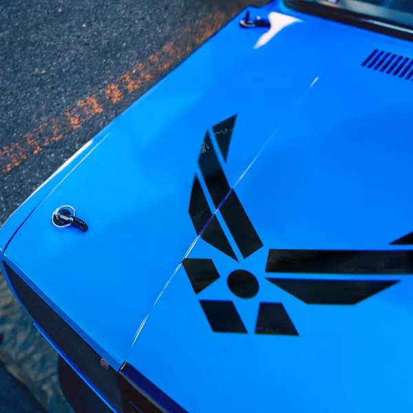 Hood US Air Force Wings Fighter Jets Squadron Tactical Units Eagle Star Stripes Patriotic Veteran Military Car Vinyl Sticker Decal>