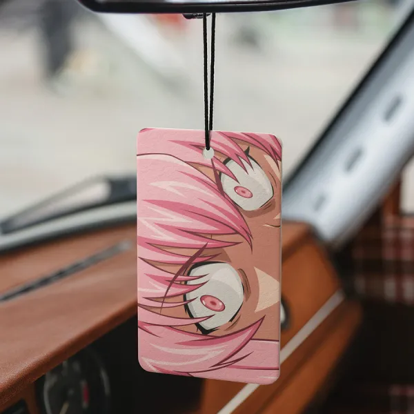 Yuno Gasai Yandere Survival Game Yukiteru Amano Obsessed Deus Ex Machina Muru Sexy Hot Anime Manga Girl Printed Car Air Freshener>