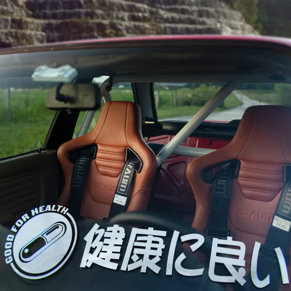 2x Pair Good Health Bad Education Banner Pill Capsules Bosozoku Tetsuo Shima Shotaro Kaneda Anime Manga Car Vinyl Sticker Decal>