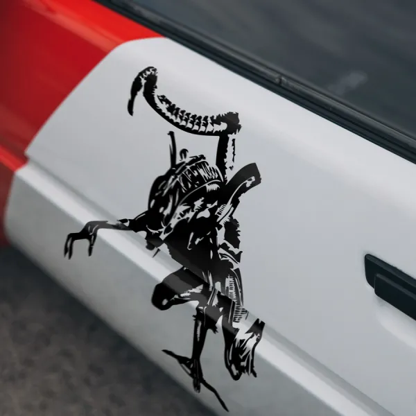 2x Pair Side XX121 v1 Warrior Queen Drone Hive Soldier Nostromo Ripley Weyland-Yutani Corp Outpost LV-426 Specie Monster Parasite Car Vinyl Sticker Decal>