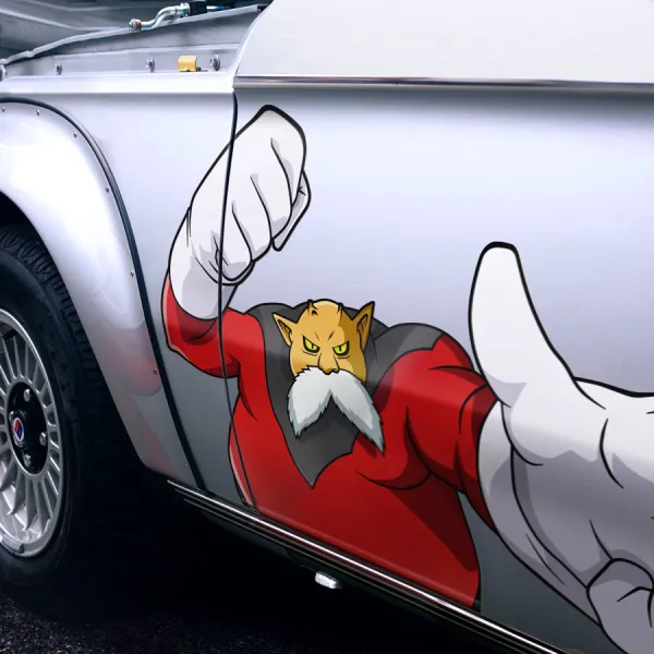 2x Pair Side Top Pride Trooper Toppo Justice Fighter Ki Universe 11 God Destruction Belmod Goku Saiyan Z Super DBZ Kai Anime Manga Printed Car Vinyl Sticker Decal>