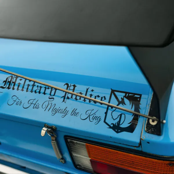 2x Pair Military Police Unicorn Shield Symbol Elite Brigade Corp Royal Guard Inner Wall Sina Ackerman Colossus Anime Manga Car Vinyl Sticker Decal>