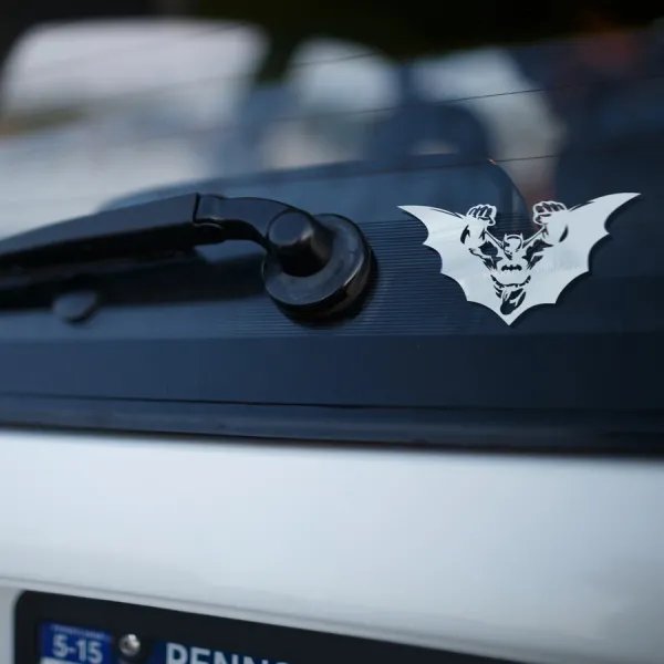 2x Pair Dark Bruce Wayne Wings Flying Comic Gotham Shadow Superhero Sticker Decal Car Truck Hood Vinyl Sticker Decal>