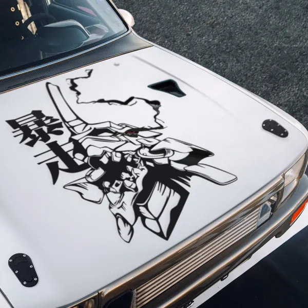 Berserk Hood Berserker Mode State Eva Unit-01 Savage Rage Frenzy Humanity Abandoned Shinji Ikari Mecha SEELE NERV Angel Manga Anime Vinyl Sticker Decal>