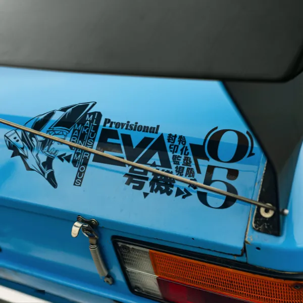 2x Pair Eva Unit-05 Provisional Mari Makinami Illustrious Pilot Bethany Base Tokyo-3 Mecha SEELE NERV Angel A.T. Field Manga Anime Vinyl Sticker Decal>