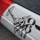2x Pair Side Eva Unit-06 Mark Armaros Kaworu Nagisa Pilot Tokyo-3 Central Dogma SEELE NERV Angel A.T. Field Gendo Mecha Manga Anime Vinyl Sticker Decal>