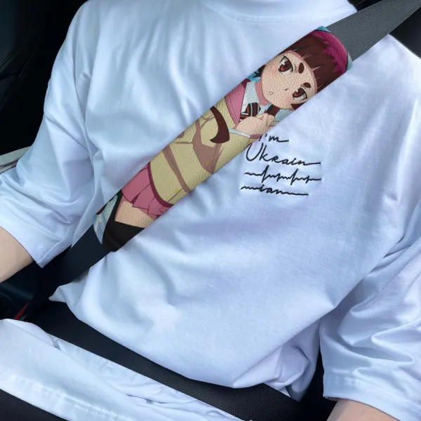 Izumo Kamiki v1 Assiah Gehenna Rin Okumura Shura Kirigakure Shiemi Moriyama Sexy Girl Eco Leather Printed Car Seat Belt Cover>