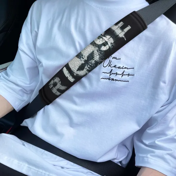 Rise Bane Mask Bruce Wayne Dark Knight Gotham Comic Bad Eco Leather Printed Car Seat Belt Cover>