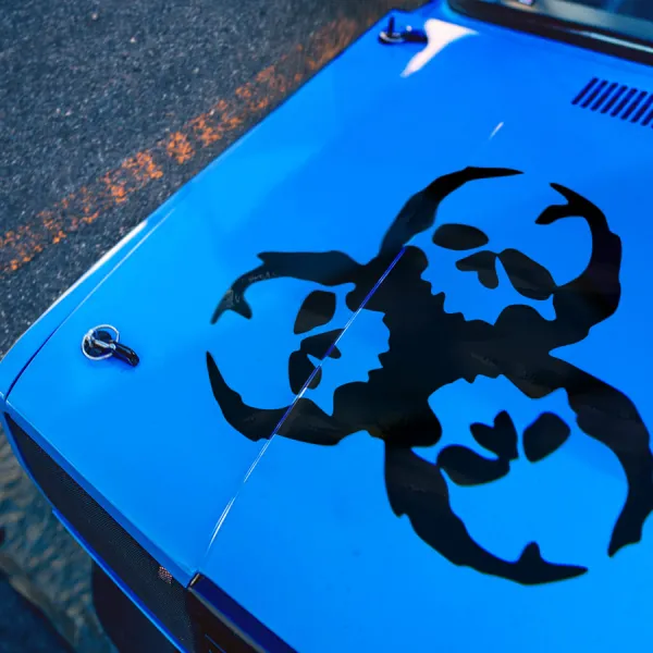 Hood Zombie Biohazard v2 Outbreak Skulls Kill Squad Apocalypse Survival Undead Walking Rotting Crusher Car Vinyl Sticker Decal>