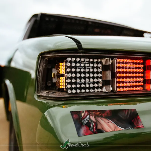 Soul Ichigo Shinigami v2 Kuchiki Urahara Anime Manga JDM Printed Box Slap Bumper Car Vinyl Sticker Decal>