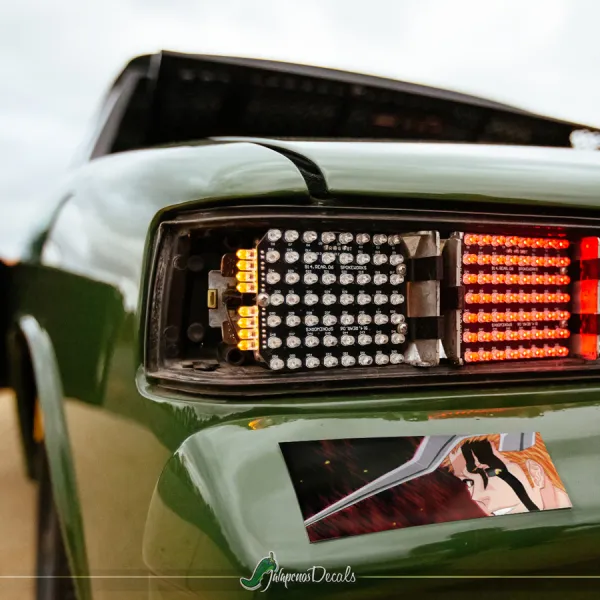 Soul Ichigo Shinigami v3 Kuchiki Urahara Anime Manga JDM Printed Box Slap Bumper Car Vinyl Sticker Decal>