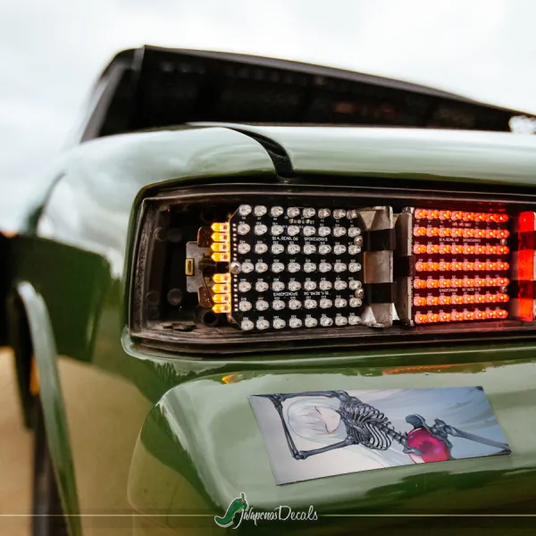 Killy Cibo v2 Sanakan Domochevsky City Netsphere Silicon Creatures Cyborg Anime Manga JDM Printed Box Slap Bumper Car Vinyl Sticker Decal>