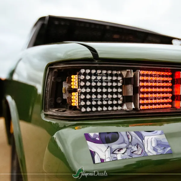 Frieza v1 Freezer Lord Emperor Universe 7 Agent of Destruction Chilled Goku Saiyan Z Super DBZ Kai Anime Manga Printed Box Slap Bumper Car Vinyl Sticker Decal>