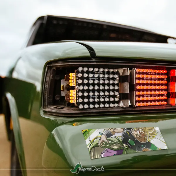 Broly v1 Legendary Super Saiyan Paragus Frieza Force X Scar Universe 7 Z DBZ Kai Anime Manga Printed Box Slap Bumper Car Vinyl Sticker Decal>