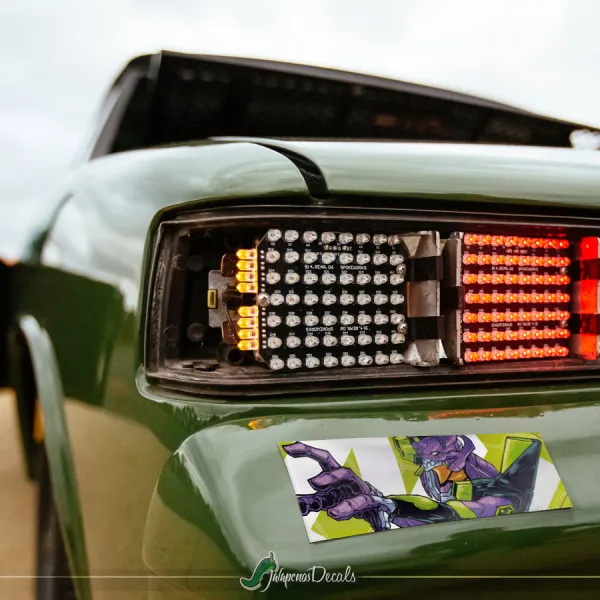 Shinji Ikari v2 Eva Unit 01 Pilot Angel NERV Tokyo 3 Magi Mecha Manga Anime Printed Box Slap Bumper Car Vinyl Sticker Decal>