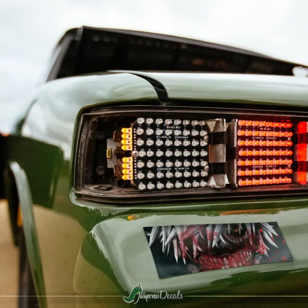 Ken Kaneki v1 Blood Mask Manga Anime JDM Printed Box Slap Bumper Car Vinyl Sticker Decal>