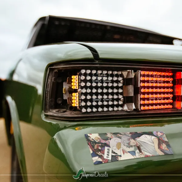 Gintoki Sakata v10 Kagura  Shinpachi Shimura Yorozuya White Yaksha Demon Shiroyasha Samurai Yukata Manga Anime Printed Box Slap Bumper Car Vinyl Sticker Decal>