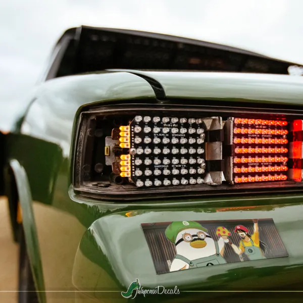 Elizabeth v1 Luigi-Like Amanto Katsura Kotarou Yorozuya Jouishishi Manga Anime Printed Box Slap Bumper Car Vinyl Sticker Decal>