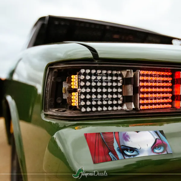 Daddys Lil Monster Puddin Look Sexy Suicide Comic Printed Box Slap Bumper Car Vinyl Sticker Decal>