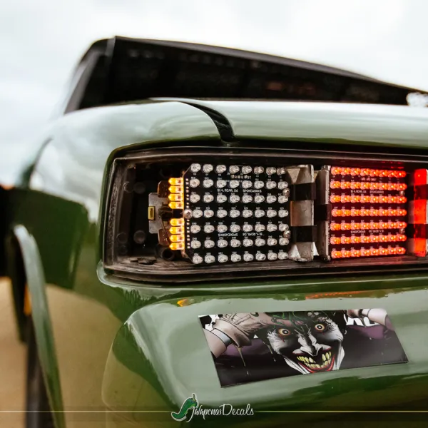 Hahaha Why So Serious v2 Bruce Wayne Suicide Insane Smile Printed Box Slap Bumper Car Vinyl Sticker Decal>