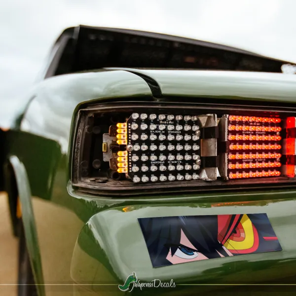 Ryuko Matoi Senketsu V6 Anime Manga JDM Printed Box Slap Bumper Car Vinyl Sticker Decal>