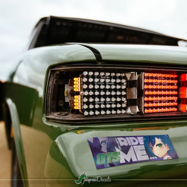 Ride Me Ichigo 015 Otaku Weeb Anime Manga Girl Sexy Hot Boobs JDM Printed Box Slap Bumper Car Vinyl Sticker Decal>