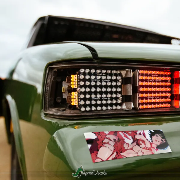 Hoshijiro Shizuka V2 Garde Pilot Defense Force Anime Manga JDM Printed Box Slap Bumper Car Vinyl Sticker Decal>