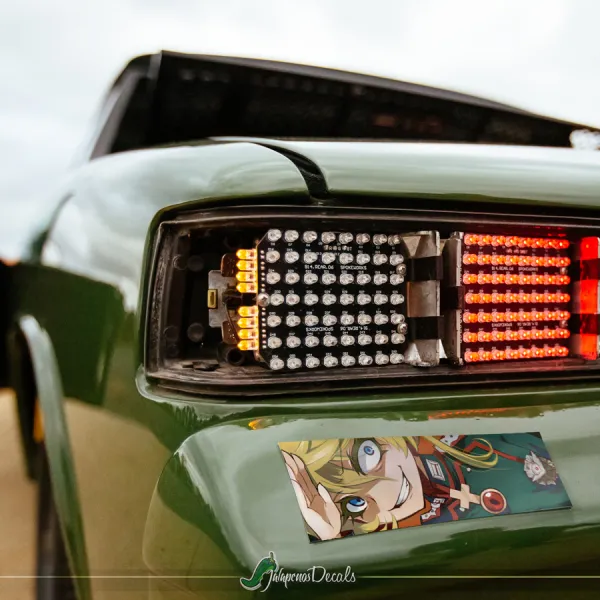 Tanya von Degurechaff v2 Major Mage Battalion Evil Being X World War Otaku Anime Manga JDM Printed Box Slap Bumper Car Vinyl Sticker Decal>