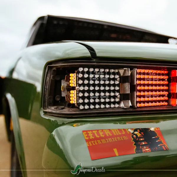 Doctor v2 Police Box Bigger Inside Tardis Dalek Printed Box Slap Bumper Car Vinyl Sticker Decal>