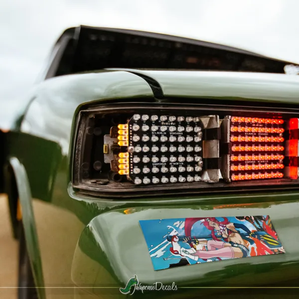 Yoko Littner v1 Barrett M82 Sniper Rifle Anti-Spiral Lordgenome Kamina Gunmen Sexy Hot Boobs Anime Manga JDM Printed Box Slap Bumper Car Vinyl Sticker Decal>