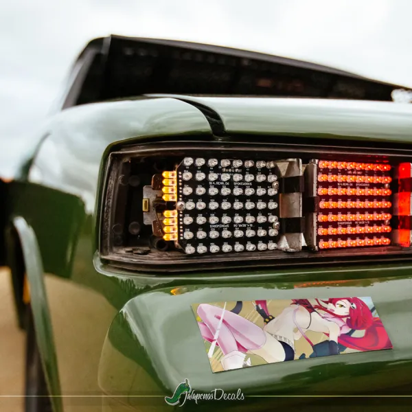 Yoko Littner v3 Barrett M82 Sniper Rifle Anti-Spiral Lordgenome Kamina Gunmen Sexy Hot Boobs Anime Manga JDM Printed Box Slap Bumper Car Vinyl Sticker Decal>