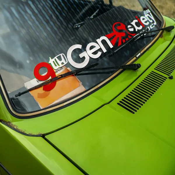 9 9th Gen Generation Society Sport Si SiR VTi FB EX MK Type R VTEC I-VTEC DOHC Hatchback Hatch JDM Car Vinyl Sticker Decal>