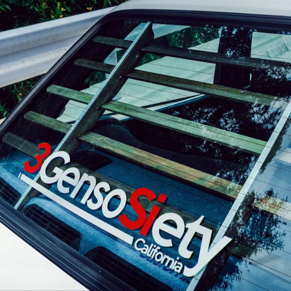 3 3rd Gen Generation v2 Society Si Sport Injected CRX SOHC AG AH AJ AK AT AU Hatchback Hatch JDM Car Vinyl Sticker Decal>