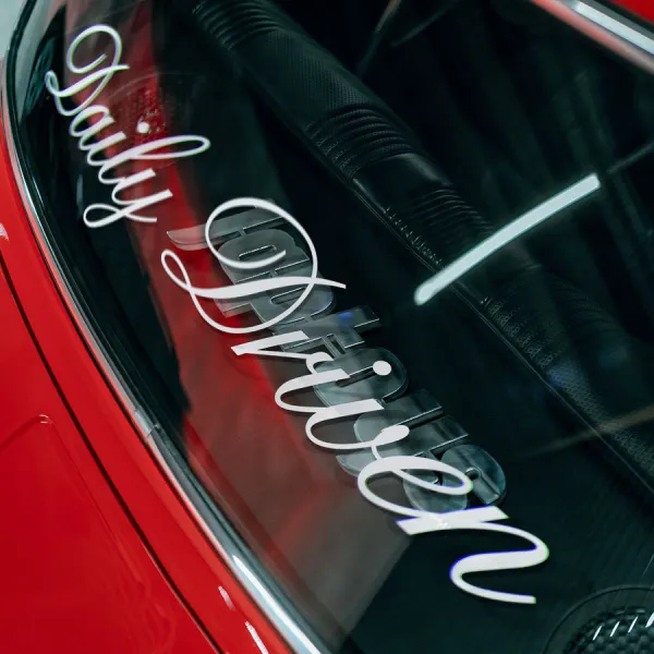 Daily Driven v2 Street Drag Night Run Racing Drift Circuit Outlaw Tuning Track Warrior JDM Stance Car Vinyl Sticker Decal>