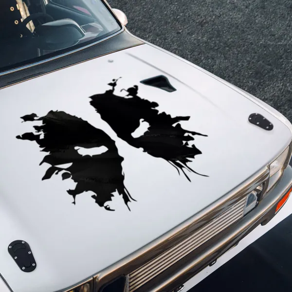 Hood v4 Splash Wade Wilson Mask Eyes Like Chimichanga Squad Red Suit Assassin Mutant Violent Bad Antihero Super Comic Car Vinyl Sticker Decal>