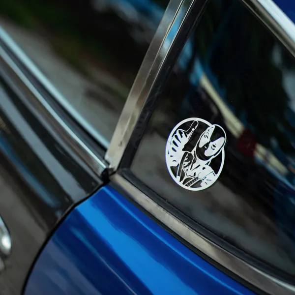 2x Pair Wade Wilson Mask Like Chimichanga Squad Red Suit Assassin Mutant Violent Bad Antihero Super Comic Car Vinyl Sticker Decal>