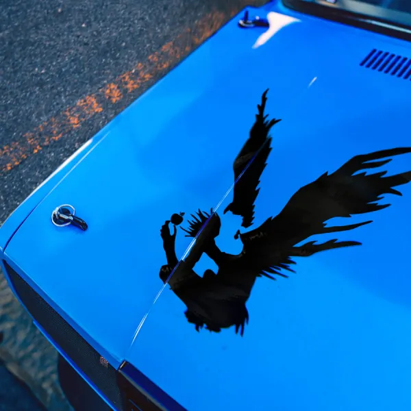 Ryuk Hood v2 Death Shinigami God Bored Feather Wings Apple Light Yagami L Kira Misa Amane Realm Observer Chaos Anime Manga Car Vinyl Sticker Decal>
