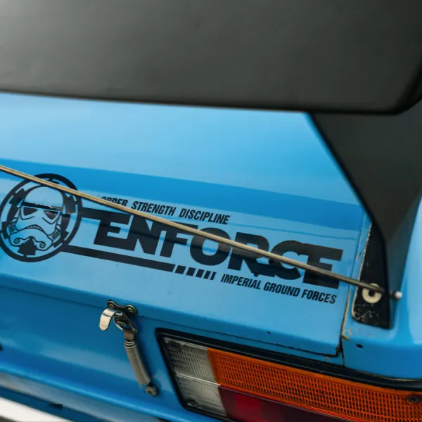 2x Pair Enforce Imperial Ground Forces Enforcement Assault Order Strength Elite Stormtrooper Legion Helmet Galactic Empire Car Vinyl Sticker Decal>