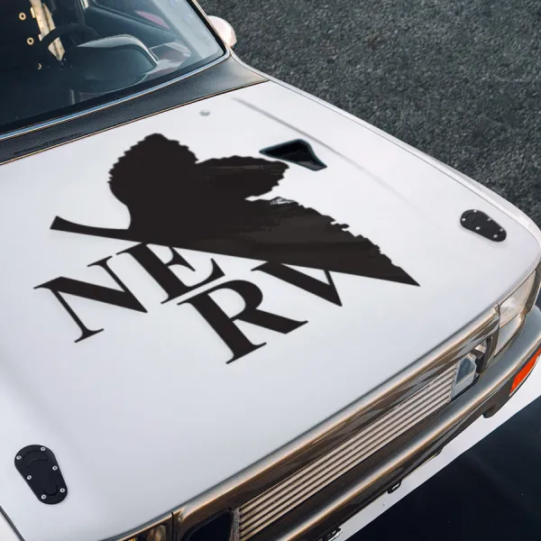 NERV Organization Hood Angel Eva Unit 00 01 02 Shinji Ikari Rei Ayanami Asuka Langley Soryu NGE Anime Manga Car Side Vinyl Sticker Decal>