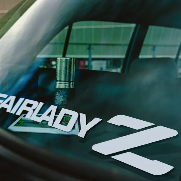 2x Pair Fairlady Z Rising Sun Sunburst Japan Made Nippon Street Racing Drift Circuit Tuning Car Vinyl Sticker Decal>