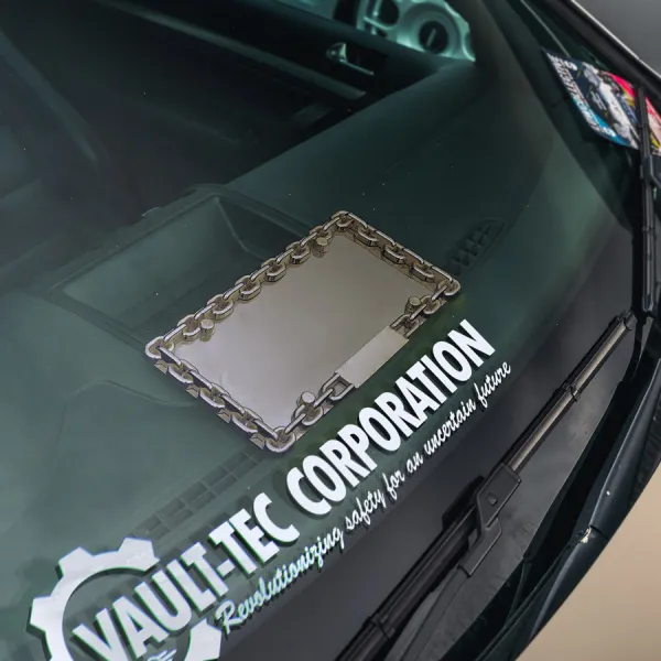 2x Pair Vault-Tec Revolutionizing Future Safety Shelter 111 Wasteland Survival Post Apocalyptic Car Side Vinyl Sticker Decal>