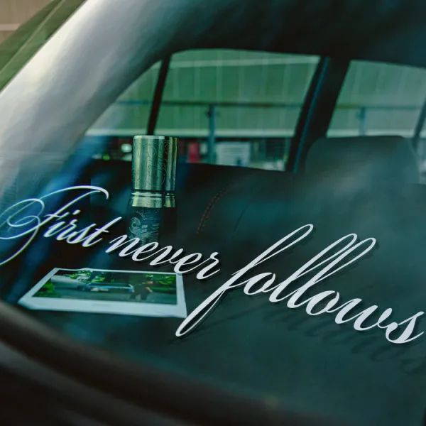 2x Pair First Never Follows Leader JDM Drift Touge Racing Mindset Track Day Stanced Camber Tuning Turbocharged Car Vinyl Sticker Decal>