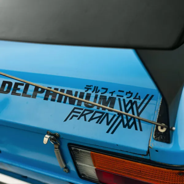 2x Pair Derufiniumu デルフィニウム Ichigo Code 015 Sexy Girl Anime Manga Car Vinyl Sticker Decal>