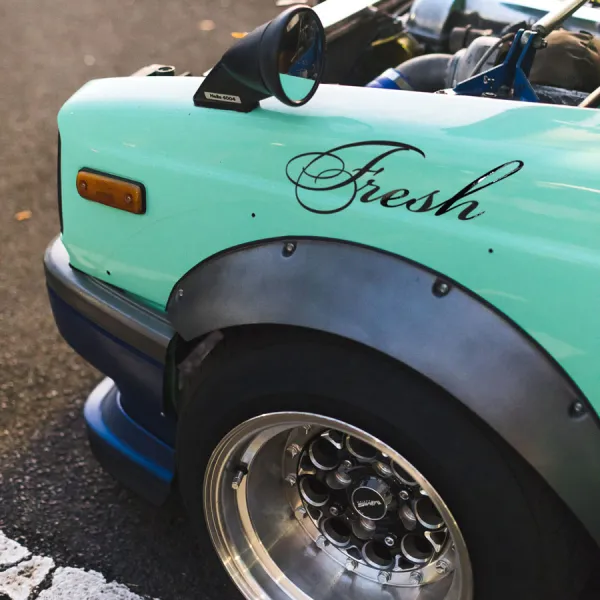 2x Pair Fresh Clean Build Show Event Daily Driven Racing Japan JDM Vinyl Sticker Decal Car>