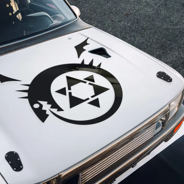 Homunculus Sign Hood Envy Lust Pride Greed Ed Al Edward Alphonse Elric Anime Manga Car Vinyl Sticker Decal>